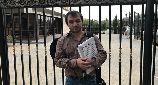 Загид Махмудов, адвокат Марата Ажбиева. Фото Аси Капаевой для "Кавказского узла". 