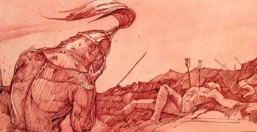 Ногайский воин. Фото картины ногайского художника Алибека Койлубаева. Фото предоставлено Эрадилем Тенгизовым