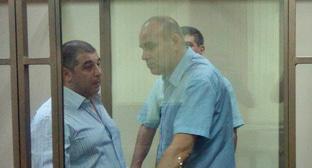 Сергей Зиринов (слева) в зале суда. Фото Константина Волгина для "Кавказского узла"