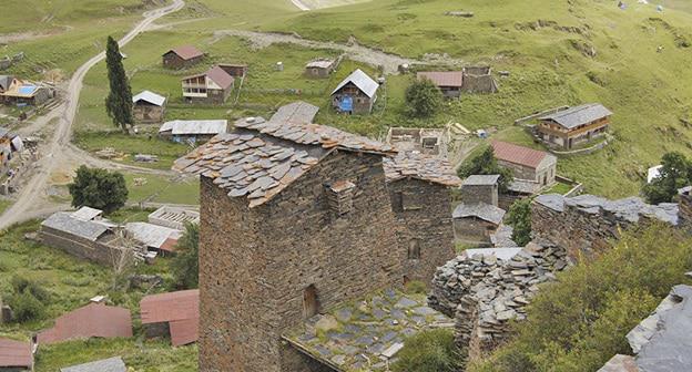 Высокогорный район Тушетия. Фото: CC BY-SA 2.0 / Flikr / Andrzej Wójtowicz / Tusheti - Omalo