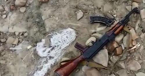 Оружие, найденное во время спецоперации в Шамильском районе Дагестана. Фото http://nac.gov.ru/