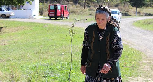 Бабушка Анет, беженка из села Талиш. Фото Алвард Григорян для "Кавказского узла"