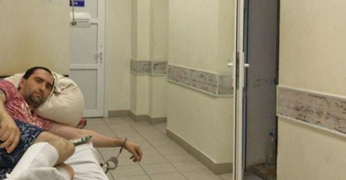 Александр Батманов в больнице Волгограда. Фото https://www.svoboda.org/a/28614187.html