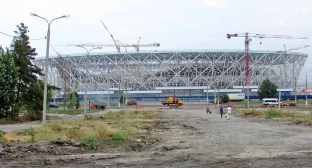 Футбольный стадион «Волгоград Арена». Фото Вячеслава Ященко для "Кавказского узла"