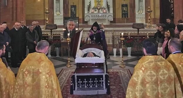 Панихида по Левону Айрапетяну в Москве. 20 октября 2017 г. Фото Олега Краснова для "Кавказского узла"