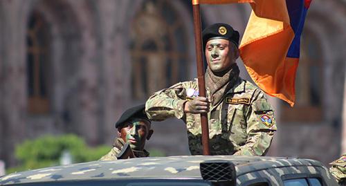 Военный парад в честь 25-летия Независимости Армении 21.09.2016. Фото Тиграна Петросяна для "Кавказского узла"