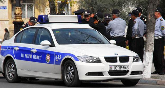 Сотрудники полиции. Баку. Фото http://minval.az/news/84405