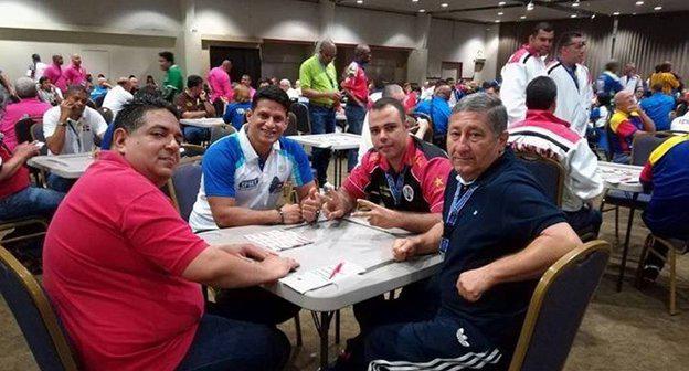 Сборная Абхазии  на чемпионате мира по домино Фото: предоставлено Сборной Абхазии по домино
http://sputnik-abkhazia.ru/Abkhazia/20171029/1022268351/abxaziya-v-pervoj-desyatke-zavershilsya-chempionat-mira-po-domino.html