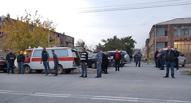 Возле детского сада "Манушак". Армавир, 30 октября 2017 г. Фото © Sputnik/ Karen Yepremyan
