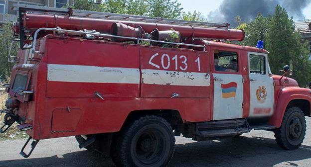 Пожарная машина. Фото © Sputnik/ Asatur Yesayants