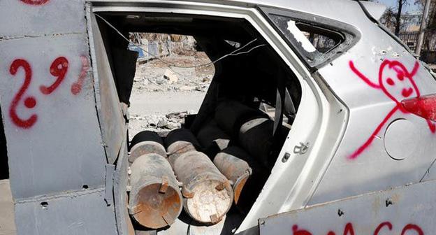 Бомбы внутри автомобиля. Сирия. Фото: REUTERS/Erik De Castro