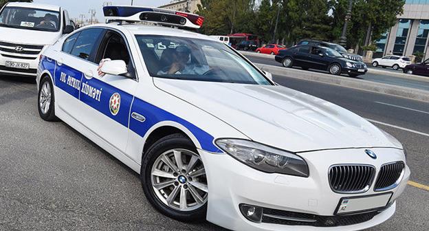 Полицейская машина. Азербайджан. Фото © Sputnik / Murad Orujov
