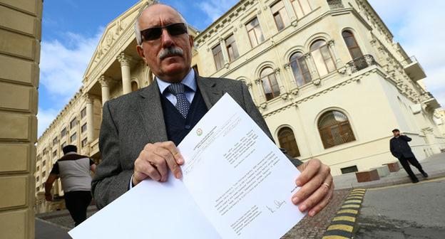 Мехман Алиев. Фото Азиза Каримова для "Кавказского узла"