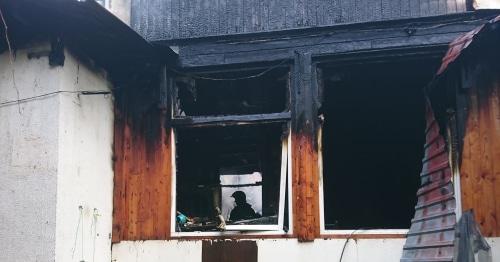 Квартира на Виноградной, 6 после пожара. Фото: Светлана Кравченко для "Кавказского узла".