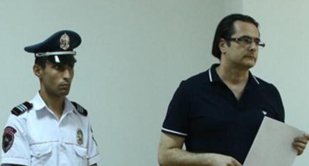 Андреас Гукасян в суде. Фото: 1plus.am.