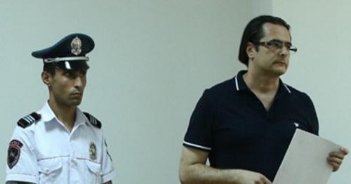 Андреас Гукасян в суде. Фото: 1plus.am.