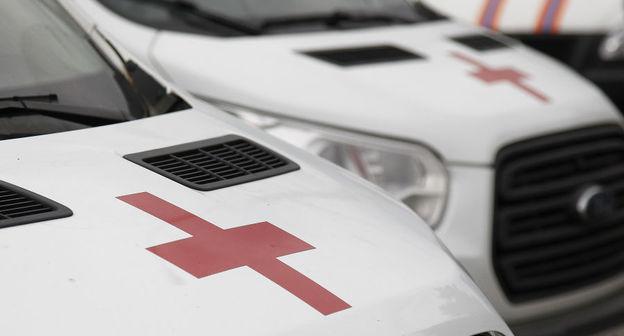 Красный крест на карете Скорой помощи.  Фото Влада Александрова, Юга.ру