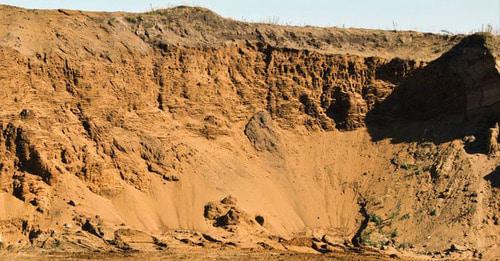 Песчаный карьер в селе Икряном Астраханской области. Фото https://astrakhan.site