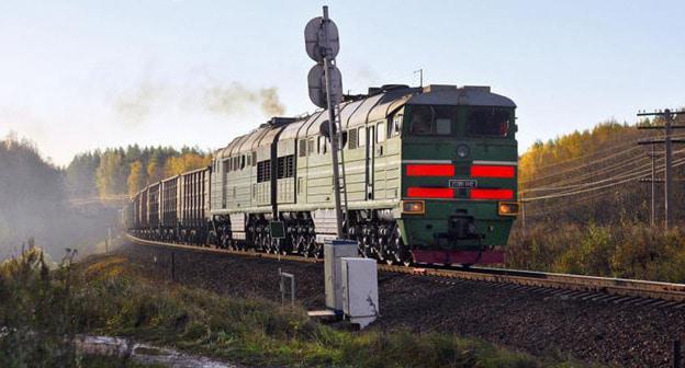 Грузовой поезд. Фото: Alexander Fomichev / Flickr.com