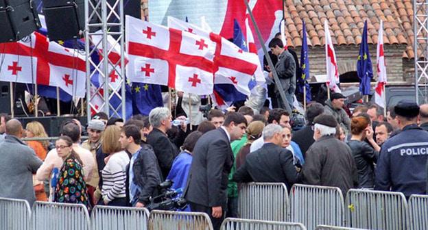 Акция "Единого национального движения". Фото Эдиты Бадасян для "Кавказского узла"