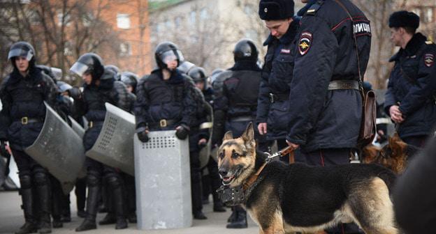 Сотрудники полиции. © Фото Елены Синеок, Юга.ру