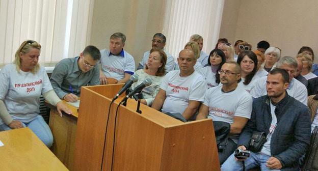 Дольщики "Пушкинского дола" в зале суда. Геленджик, сентябрь 2017 г. Фото Светланы Кравченко для "Кавказского узла"