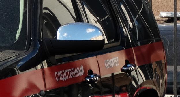 Борт автомобиля Следственного комитета. Фото Нины Тумановой для "Кавказского узла"