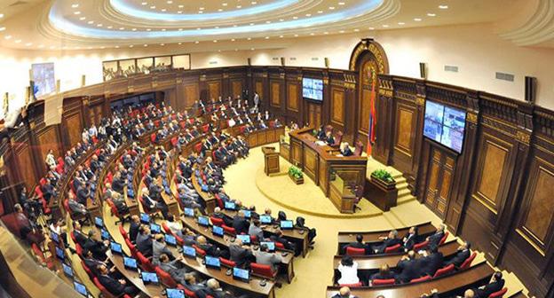 Заседание парламента Армении. Фото: Пресс-служба Национального собрания Республики Армения
