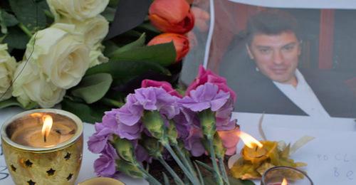 На месте убийства Немцова. Фото пользователя U:Dhārmikatva https://ru.wikipedia.org