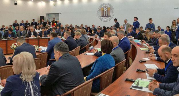 Участники научно-практической конференции "Иран и Северный Кавказ: история и перспективы сотрудничества". Владикавказ, 13 декабря 2017 г. Фото Эммы Марзоевой для "Кавказского узла"