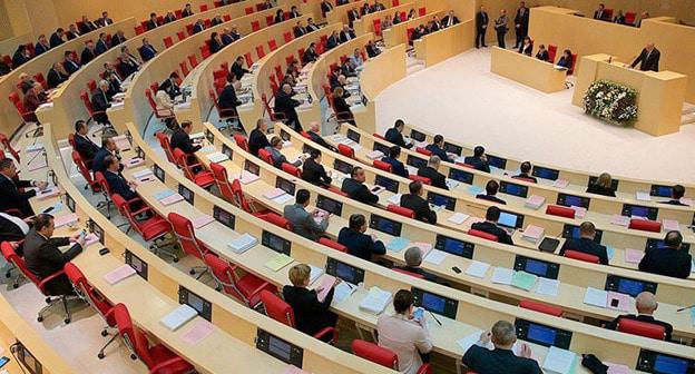 Заседание парламента Грузии. Фото © Sputnik / Alexander Imedashvili