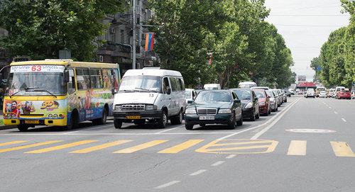 Дорожное движение в Ереване. Фото © Sputnik/ Asatur Yesayants
