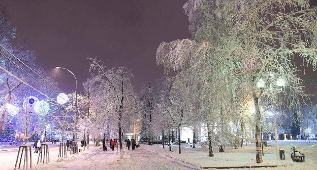 Мокрый снег на Кубани. Фото  Фото Михаила Ступина, Юга.ру https://www.yuga.ru/news/424203/