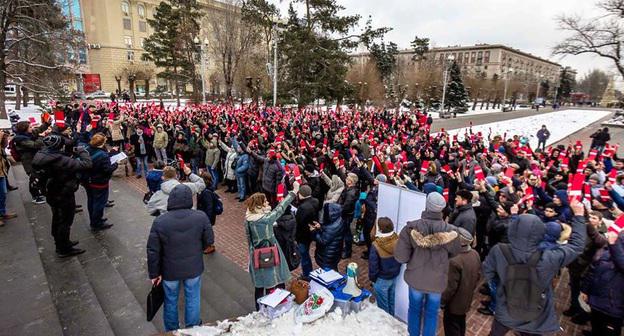 Собрание инициативной группы сторонников Навального в Волгограде. Фото: Алексей Волков