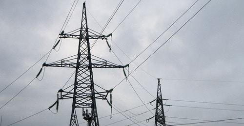 Линии электропередачи. Фото: © Sputnik / Артем Креминский http://sputnik-ossetia.ru/South_Ossetia/20171225/5543365.html