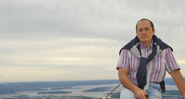 Оюб Титиев. Фото: Пресс-служба Правозащитного центра Мемориал https://memohrc.org/ru/news_old/zaderzhan-rukovoditel-groznenskogo-predstavitelstva-pravozashchitnogo-centra-memorial

