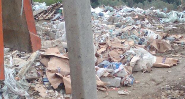 Мусорная свалка. Сочи. Фото Светланы Кравченко для "Кавказского узла"