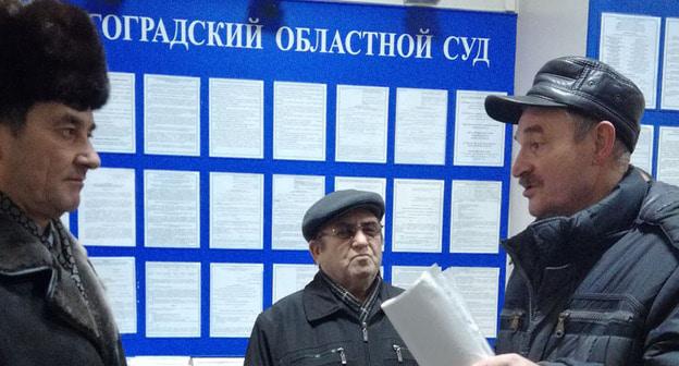Обманутые дольщики в суде Волгограда, 12 января 2018 г. Фото Татьяны Филимоновой для "Кавказского узла"