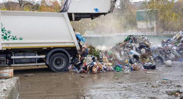 Мусорная свалка в Сочи. Фото Светаланы Кравченко для "Кавказского узла".