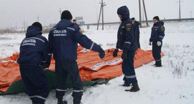 Спасатели развернули пункты обогрева на дорогах в Ростовской области. Фото: Пресс-служба департамента по предупреждению и ликвидации чрезвычайных ситуаций в Ростовской области http://dpchs.donland.ru