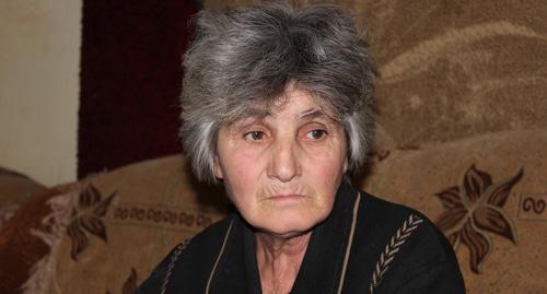 Жительница села Матагис, вдова Арзик Хачатрян. Мартакертский район, Нагорный Карабах. 13 января 2018 года.