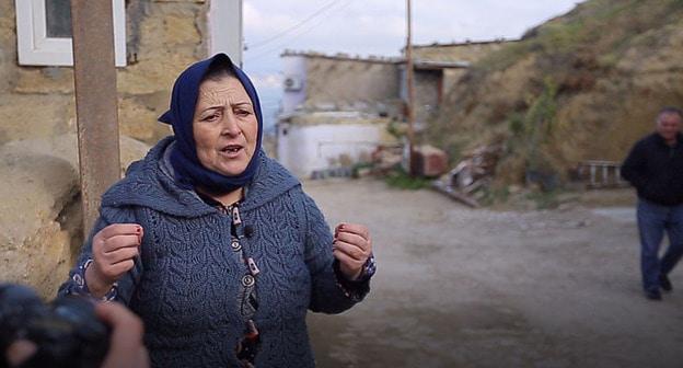 Местная жительница Махур Ахмедова. Фото Азиза Каримова для "Кавказского узла"