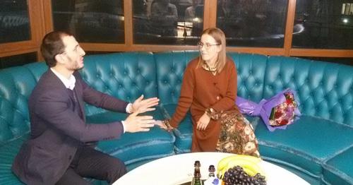 Ксения Собчак на встрече с общественностью Ингушетии. Фото: Умар Йовлой для "Кавказского узла"