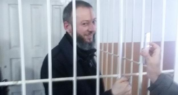Магомед Хазбиев в суде. Фото Умара Йовлоя для "Кавказского узла"