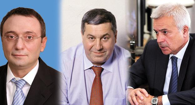 Сулейман Керимов, Михаил Гуцериев,  Вагит Алекперов. Фото https://ru.wikipedia.org/wiki/Керимов,Пресс-служба ОАО НК "РуссНефть"http://kremlin.ru/catalog/persons/87/events/19396/photos/17381
 