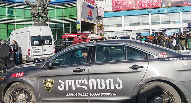 Взрыв станции метро "Варкетили". Тбилиси, 30 января 2018 г. Фото © Sputnik / Levan Avlabreli https://sputnik-georgia.ru/society/20180130/239109152/Policejski-postradal-v-rezultate-obrushenija-potolka-v-metro-Tbilisi.html
