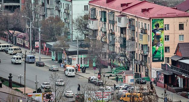 Маршрутные такси на улицах Махачкалы. Дагестан. Фото: Тимур Агиров http://www.odnoselchane.ru