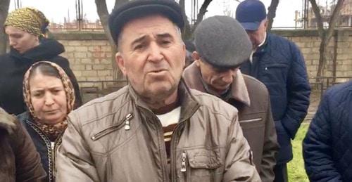 Отец пропавшего Гасанбек Шихахмедов. 11 февраля 2018 г. Фото Патимат Махмудовой для "Кавказского узла"