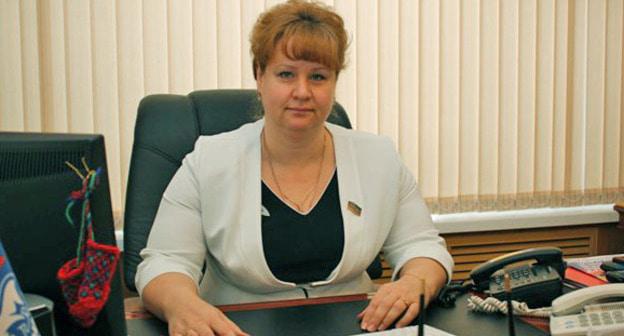 Марина Абрамкина. Фото: Официальный сайт партии "Республика Дагестан" http://dagestan.er.ru/