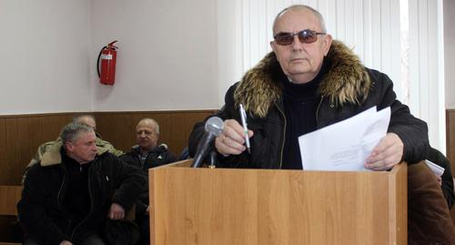  Валерий Дьяконов в суде. Фото корреспондента "Кавказского узла"